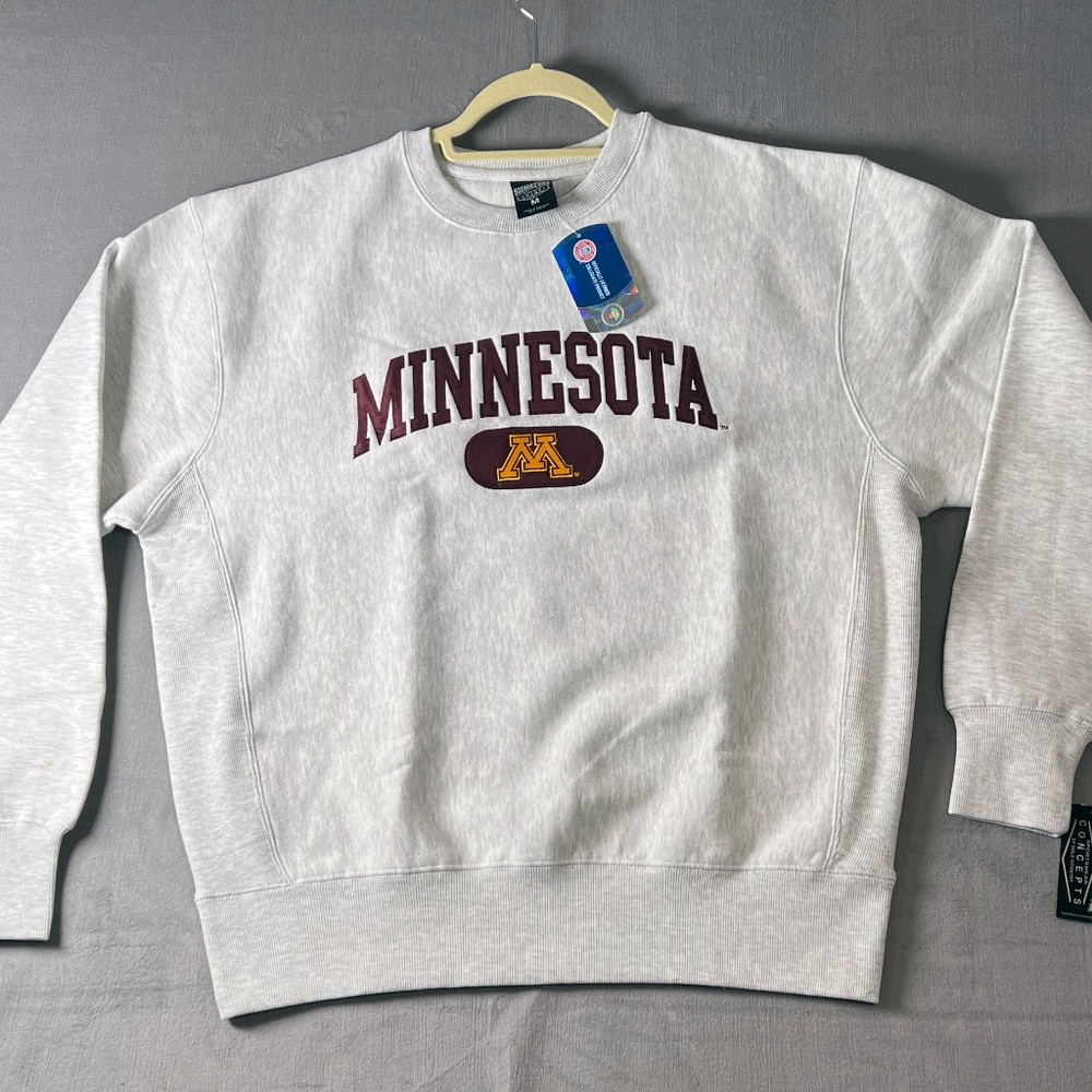 University of Minnesota Grey Crew Sweatshirt Size M